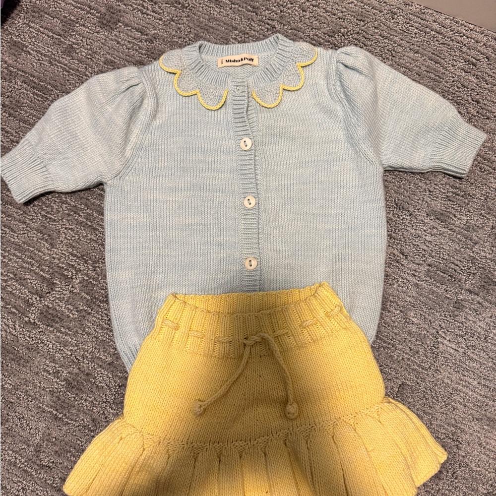 Misha and puff cotton set